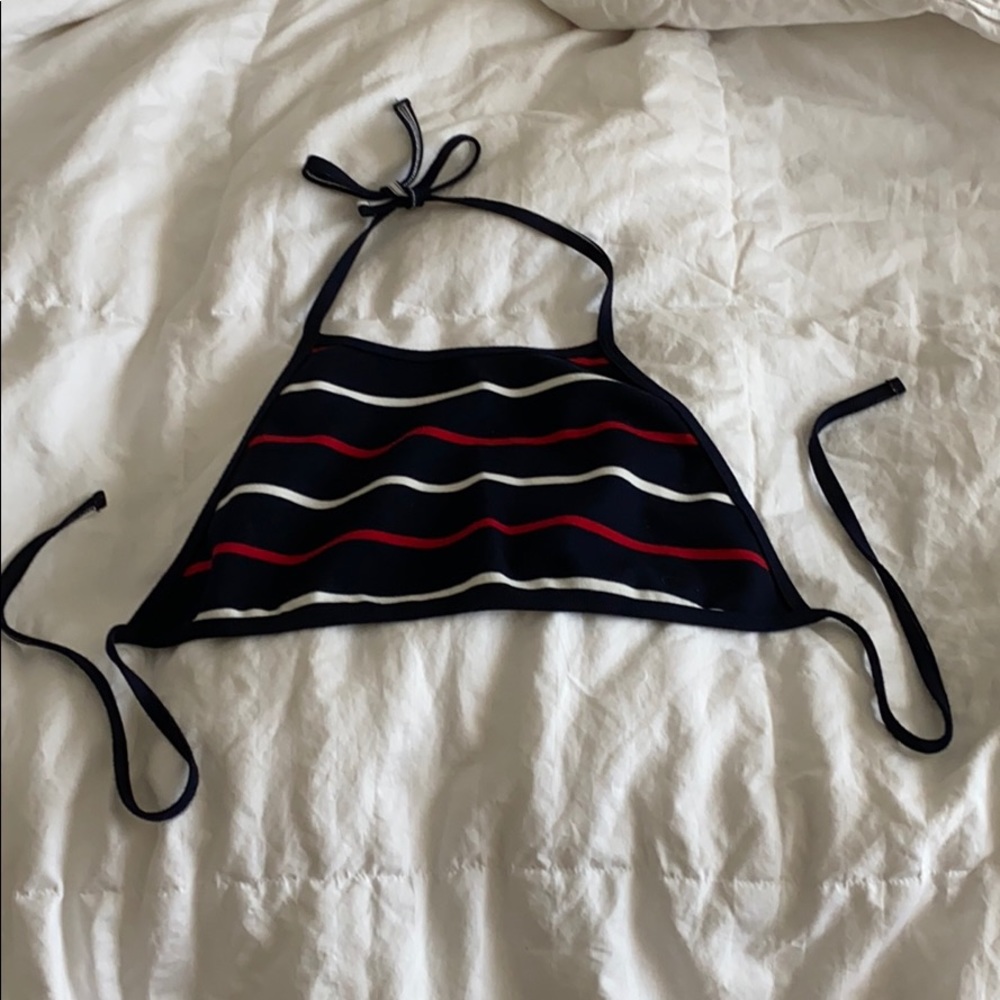 American Apparel Striped Crop Top
